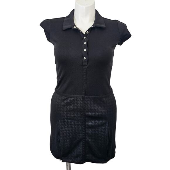 adidas Dresses & Skirts - Adidas Climate Womens Golf Dress Short Sleeve Pleated Skirt black sz 2